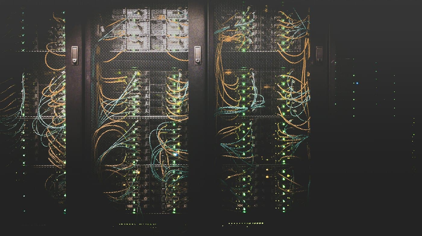 Server room representing connected systems